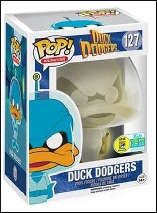 POP! Animation figure 127-C Duck Dodgers (White GITD) SDCC 1/1500