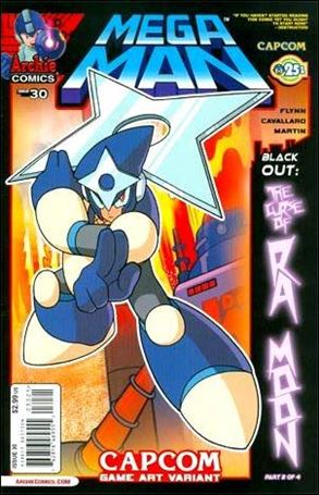 Mega Man issue 30-B Game Art Cover