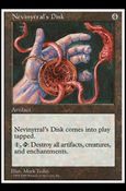 Magic the Gathering: Anthologies (Base Set) card 69 Nevinyrral's Disk