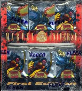 Marvel Universe: Series 5  card 1-B Sealed Box (Jumbo / Wal-Mart)