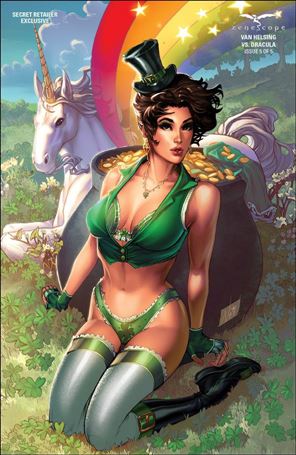 Grimm Fairy Tales Presents Van Helsing vs Dracula issue 5-E Nei Ruffino Secret Retailer Cover