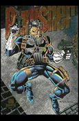 Marvel Universe: Series 5 (Power Blast Subset) card 2-B Punisher (Silver Foil)