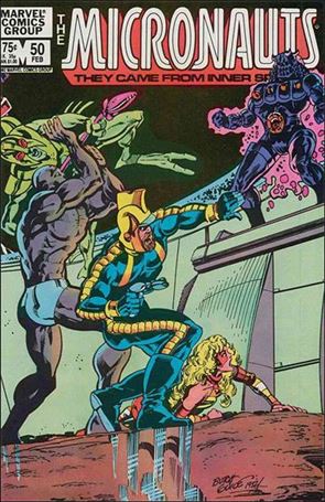 Micronauts (1979) issue 50 Wraparound Cover