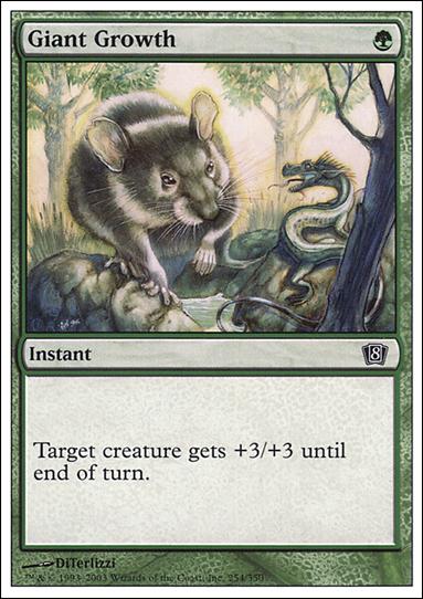Magic the Gathering: 8th Edition (Base Set) card 254 Giant Growth