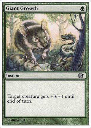 Magic the Gathering: 8th Edition (Base Set) card 254 Giant Growth