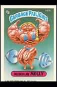 Garbage Pail Kids: Series 04 (Base Set) card 147b Muscular Molly