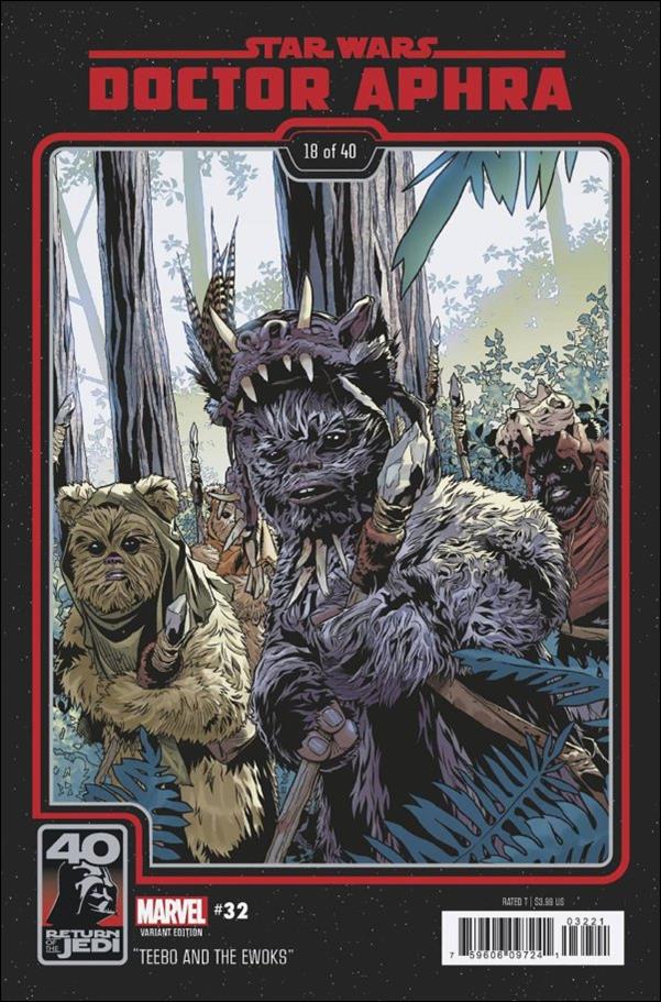 Star Wars: Doctor Aphra issue 32-C Chris Sprouse ROTJ 40th Anniversary Cover