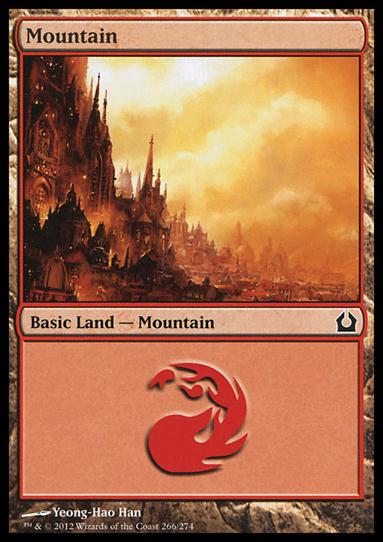 Magic the Gathering: Return to Ravnica (Base Set) card 266 Mountain