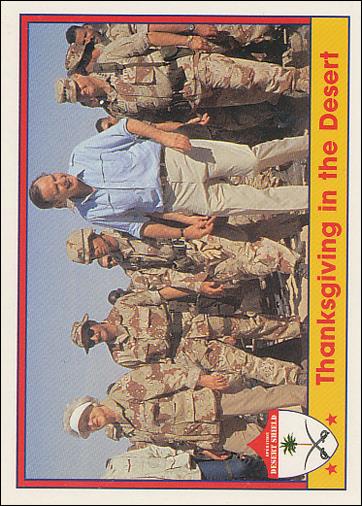 Operation Desert Shield (Base Set) card 35 Thanksgiving in the Desert