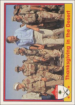 Operation Desert Shield (Base Set) card 35 Thanksgiving in the Desert