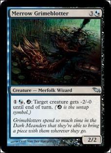Magic the Gathering: Shadowmoor (Base Set) card 171 Merrow Grimeblotter