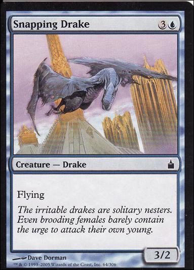 Magic the Gathering: Ravnica (Base Set)  card 64 Snapping Drake