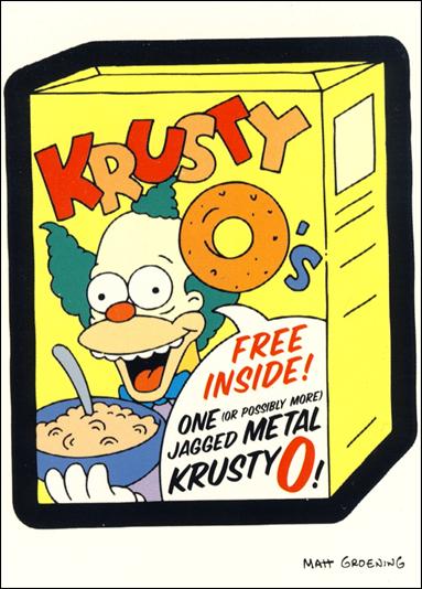 Simpsons Mania! (Base Set) card 47 Krusty O's