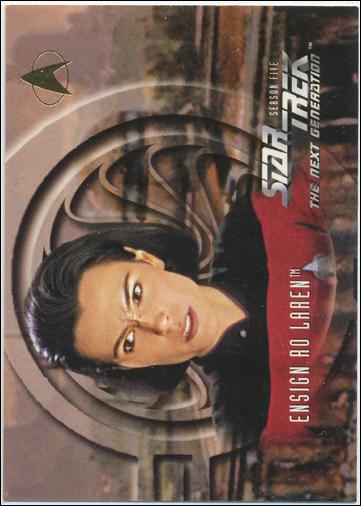 Star Trek: The Next Generation - The Episode Collection Season Five (Base Set) card 523 Ensign Ro Laren