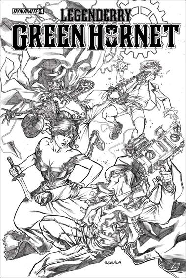 Legenderry Green Hornet issue 4-B Sketch Cover 1:10