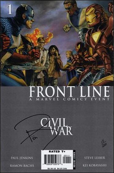 Civil War: Front Line issue 1-D Dynamic Forces (Signed by Paul Jenkins) 1/200
