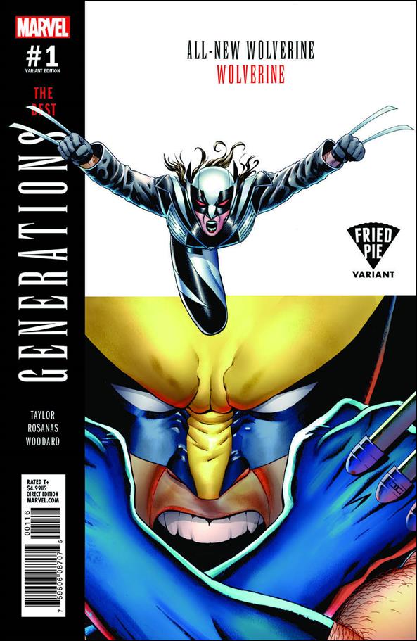Generations: Wolverine & All-New Wolverine issue 1-E John Cassaday Fried Pie Cover
