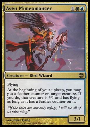 Magic The Gathering: Alara Reborn (Base Set) card 2 Aven Mimeomancer