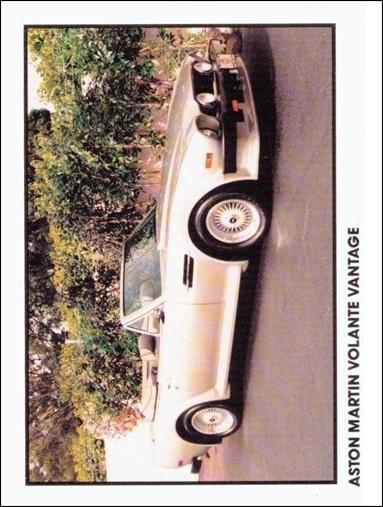 Sports Cars (1989)  (Base Set) card 10 Aston Martin Volante Vantage