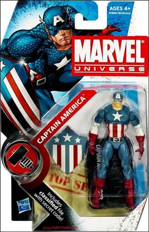Marvel Universe (Series 2) figure 008 Captain America (First Appearance)