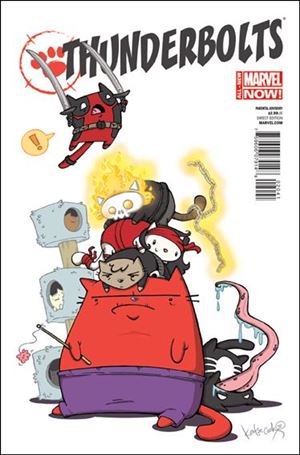 Thunderbolts (2013) issue 20-B Katie Cook 1:25 Animal Cover