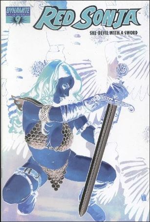 Red Sonja (2005) issue 9-F Tomm Coker 1:20 Negative Cover
