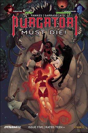 Purgatori Must Die! issue 5-D Álvaro Sarraseca Cover
