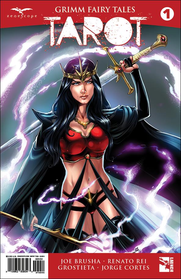 Grimm Fairy Tales: Tarot issue 1-E Allan Otero Cover