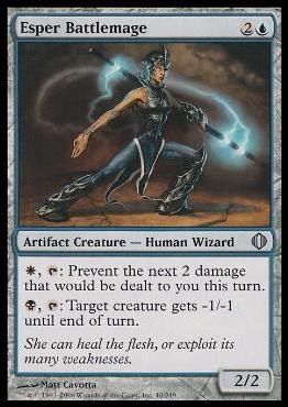 Magic the Gathering: Shards of Alara (Base Set) card 40 Esper Battlemage