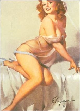 Elvgren's Calendar Pinups (Base Set) card 59 Bedside Manner