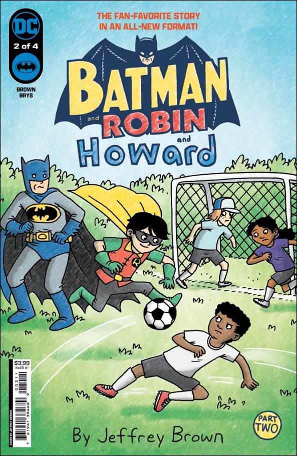 Batman and Robin and Howard issue 2 Jeffrey Brown Cover