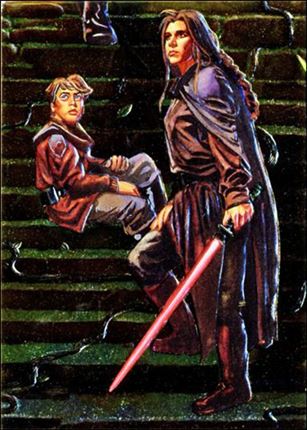 Star Wars Finest (Embossed Foil Subset) card F5 Anakin Solo and Princess Leia Organa