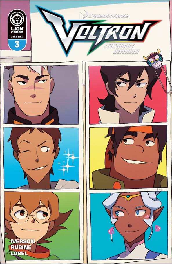 Voltron (2018) issue 3-B Koi Carreon Cover