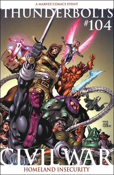 Thunderbolts (1997) issue 104-B Tom Grummett White Cover (2nd Printing)