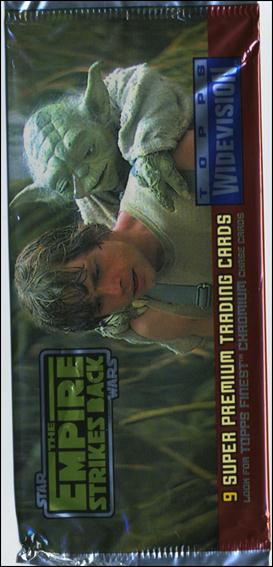 Star Wars: The Empire Strikes Back Widevision card 2-C Sealed Pack - Luke Skywalker and Yoda
