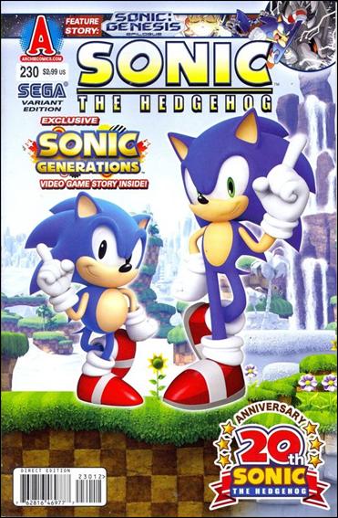 Sonic the Hedgehog (1993) issue 230-B Sega Game Art Cover