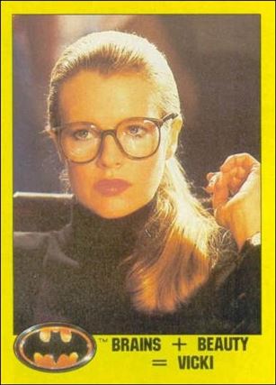 Batman: Series 2 (Base Set) card 222 Brains + Beauty = Vicki
