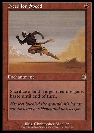 Magic the Gathering: Odyssey (Base Set) card 209 Need for Speed