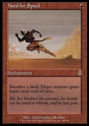 Magic the Gathering: Odyssey (Base Set) card 209 Need for Speed