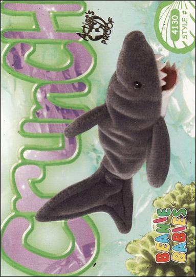 Beanie Babies Series 3 (Artist Proof Parallel Base Set) card 76 Crunch