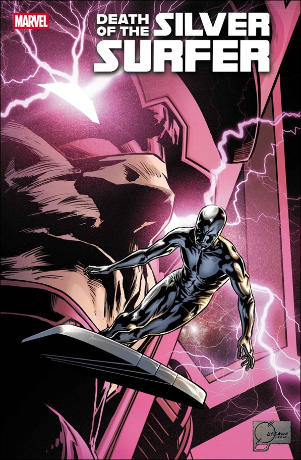 Death of the Silver Surfer issue 1-B Joe Quesada Cover