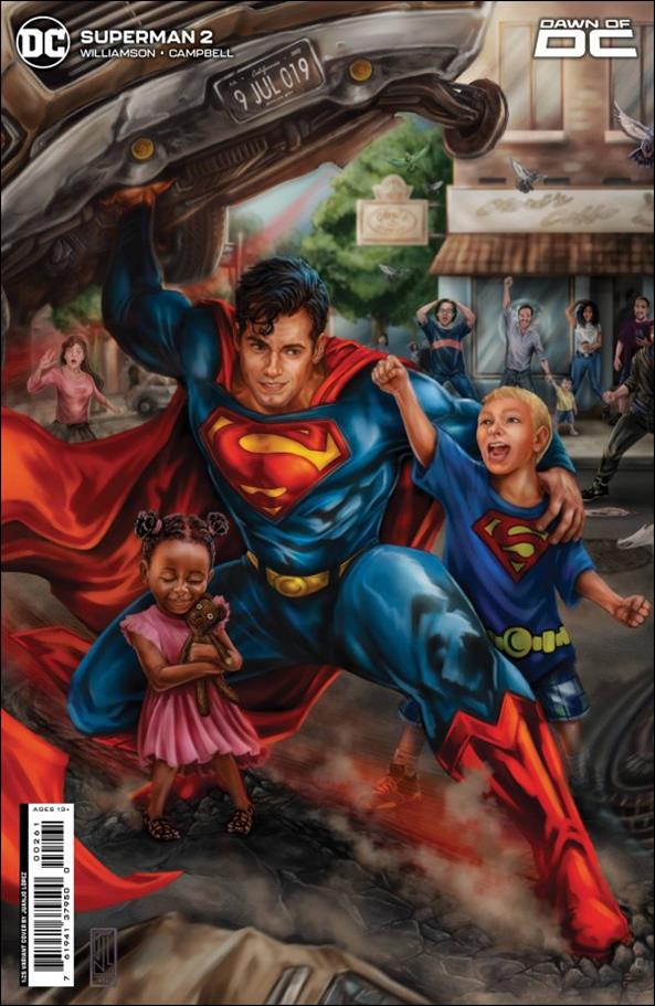 Superman (2023) issue 2-F Juanjo Lopez 1:25 Cardstock Cover