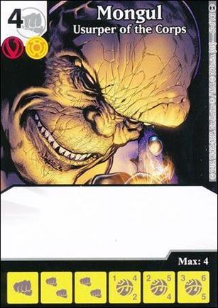 DC Comics Dice Masters War of Light card 60 Mongul: Usurper of the Corps