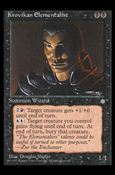 Magic the Gathering: Ice Age (Base Set) card 139 Krovikan Elementalist