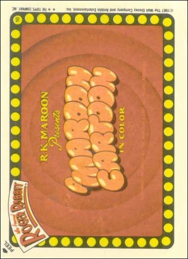 Who Framed Roger Rabbit? (Sticker Subset) card 10