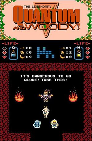 Quantum & Woody (2013) issue 4-C Donovan Santiago 8-Bit Cover