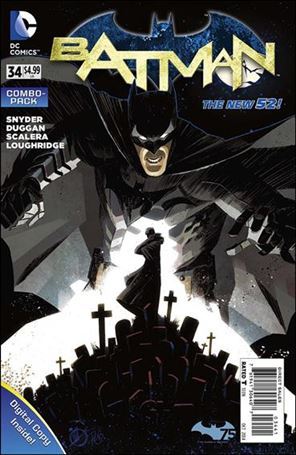 Batman (2011) issue 34-B Polybagged Matteo Scalera Cover Combo Pack