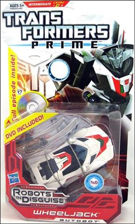 Transformers Prime (Deluxe Class) figure 3-B Wheeljack with DVD