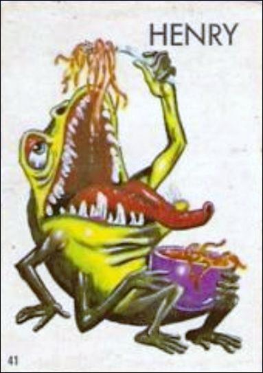 Ugly Stickers (1965) (Base Set) card 41-B Henry