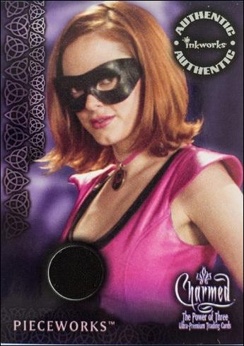 Charmed: The Power of Three (Pieceworks Subset) card PW4-B Rose McGowan as Paige (Black Mask)